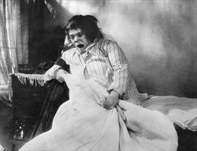 Rosa Valetti, on-set of the Silent Film "Herr Tartuff" (aka Tartuffe), 1926