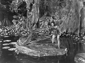 Sabu Dastagir, on-set of the Film "The Jungle Book", 1942