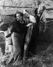 Roland Toutain, Jean Marais, on-set of the Film "Love Eternal" (aka L'eternel Retour, aka The Eternal Return), 1943