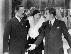 Joe Smith, Winnie Lightner, Charles Dale, on-set of the Film "Manhattan Parade", 1932