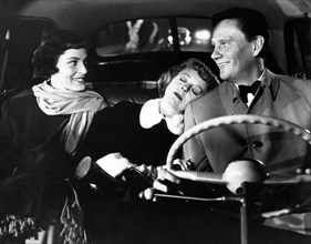 Viveca Lindfors, Margaret Sullavan, Wendall Corey, on-set of the Film "No Sad Songs for Me", 1950