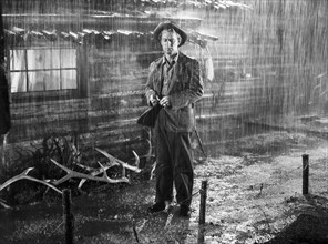 Alan Ladd, on-set of the Film "Shane", 1953