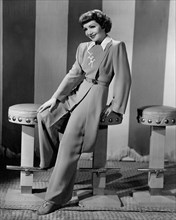 Claudette Colbert, on-set of the Film "Skylark", 1941