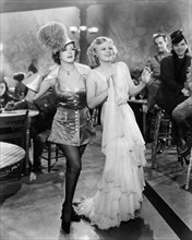 Inez Courtney, Jean Harlow, on-set of the Film "Suzy", 1936