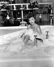 Paulette Goddard, on-set of the Film "Variety Girl", 1947