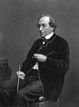 Benjamin Disraeli (1804-1881), British Politician and Prime Minister of the United Kingdom, Portrait, circa 1870's