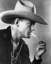 Buck Jones, Portrait Smoking Cigarette, circa 1930