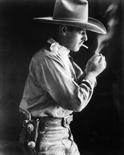 Actor Jack Holt, Portrait Smoking Cigarette, circa late 1910's
