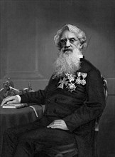 Samuel F.B. Morse, Inventor of the Telegraph, Engraved from Portrait by Alonzo Chappel, circa 1860's