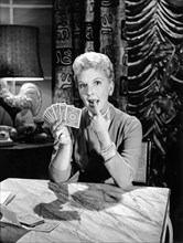 Mary Martin, on-set of Hallmark Hall of Fame's TV Movie "Born Yesterday", October 28, 1956