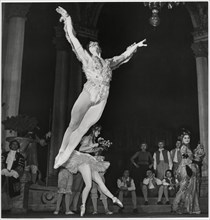 Yuri Soloviev, as Bluebird, Sleeping Beauty, Kirov Ballet, Leningrad, circa 1960's