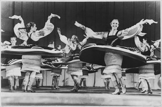 Russian Female Dancers Performing Beryozka Reel, USA Debut, 1959