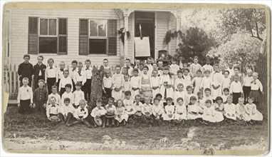 Elementary School Students, Portrait, USA, circa 1900