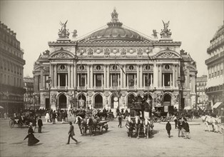 L’Opera, Académie Nationale de Musique, Paris, France, Albumen print, circa 1890