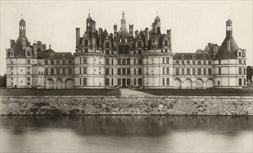 Chateau de Chambord, Chambord, France, circa 1913