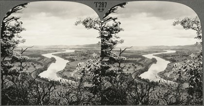Overlooking the Beautiful Valley of the Tay, Scotland, UK, Stereo Card, circa 1900