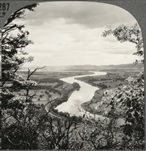 Overlooking the Beautiful Valley of the Tay, Scotland, UK, Single Image of Stereo Card, circa 1900