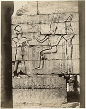 Ramesses, Temple of Memnon, Egypt, Albumen Print, circa 1890