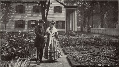 Union Officer Saying Goodbye to Wife, “Whisper, Darling, a Fond Good-Bye”, Civil War Post Card