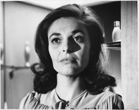 Anne Bancroft, on-set of the Film “The Pumpkin Eater”, 1964