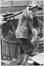 Two Male Excavators, China, circa 1961