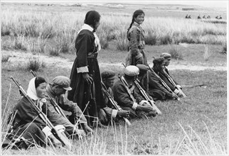 “Militia Team in Shilingala Inner Mongolia”, Film Still, from the Documentary Film "Report from China", 1973