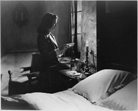 Joan Bennett, on-set of the Film “Secret Beyond the Door”, 1947