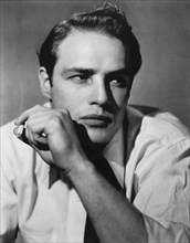 Actor Marlon Brando, Portrait, circa 1950