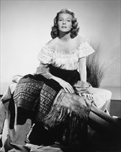 Rita Hayworth, on-set of the Film "They Came to Cordura", 1959