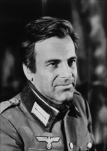 Maximilian Schell, on-set of the Film "A Bridge too Far", 1977
