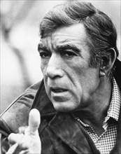 Anthony Quinn, on-set of the the Film "R.P.M..", 1970