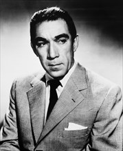 Anthony Quinn, Publicity Portrait from the Film "The Naked Street", 1955