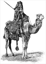 Bedouin of the Deserts, Egypt, "Classical Portfolio of Primitive Carriers", by Marshall M. Kirman, World Railway Publ. Co., Illustration, 1895
