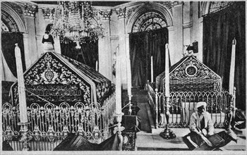 Tombs of Sultan Mahmoud II and Abd-ul-Aziz, Constantinople, Turkey, circa 1900