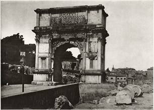 Arch of Titus, Rome, Italy, circa 1910
