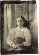 Portrait of Seated Teenage Girl, circa 1870