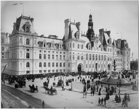 Hotel de Ville, Paris, France, by Albert Hautecoeur, circa 1890