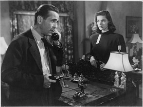 Humphrey Bogart, Lauren Bacall, on-set of the Film “The Big Sleep, 1946