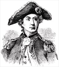 John Paul Jones (1747-92), Scottish-American Sailor and Naval Fighter During Americana Revolutionary War, Engraving, 1889