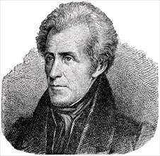 Andrew Jackson (1767-1845), 7th President of the United States, Engraving, 1889