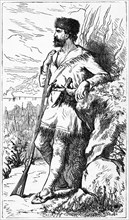 Daniel Boone (1734-1820), Book Illustration from “Indian Horrors or Massacres of the Red Men”, by Henry Davenport Northrop, 1891