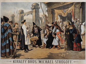 Kiralfy Brothers' Spectacle, Michael Strogoff, Poster, circa 1882