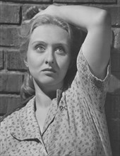 Celeste Holm, on-set of the Film, "The Snake Pit", 20th Century-Fox, 1948