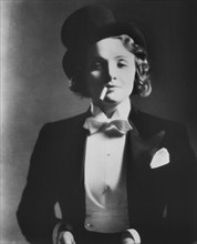 Marlene Dietrich, on-set of the Film, "Morocco", 1930