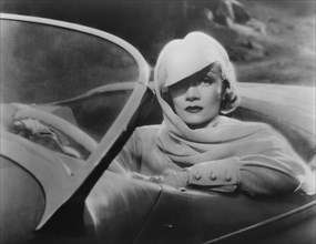 Marlene Dietrich, on-set of the Film, "Desire", 1936