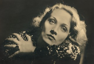 Marlene Dietrich, on-set of the Film, "Shanghai Express", 1932