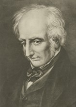 William Wordsworth (1770-1850), English Poet, Portrait, Engraving