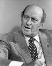 Garson Kanin, American Writer and Director of Plays and Films, Publicity Portrait for PBS Television Show, Over Easy, Hosted by Hugh Down, November 16, 1978