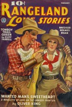 Cover of Rangeland Love Stories Magazine, February 1937