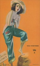 "Hold Everything", Mutoscope Card, 1940s